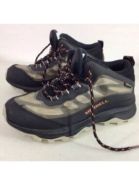 Merrell Boys Waterproof Hiking Boots Moab Speed Kids Size 2